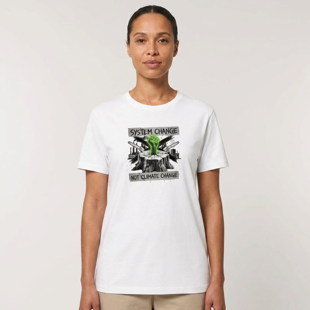 System Change Not Climate Change Women's Relaxed Fit T-Shirt