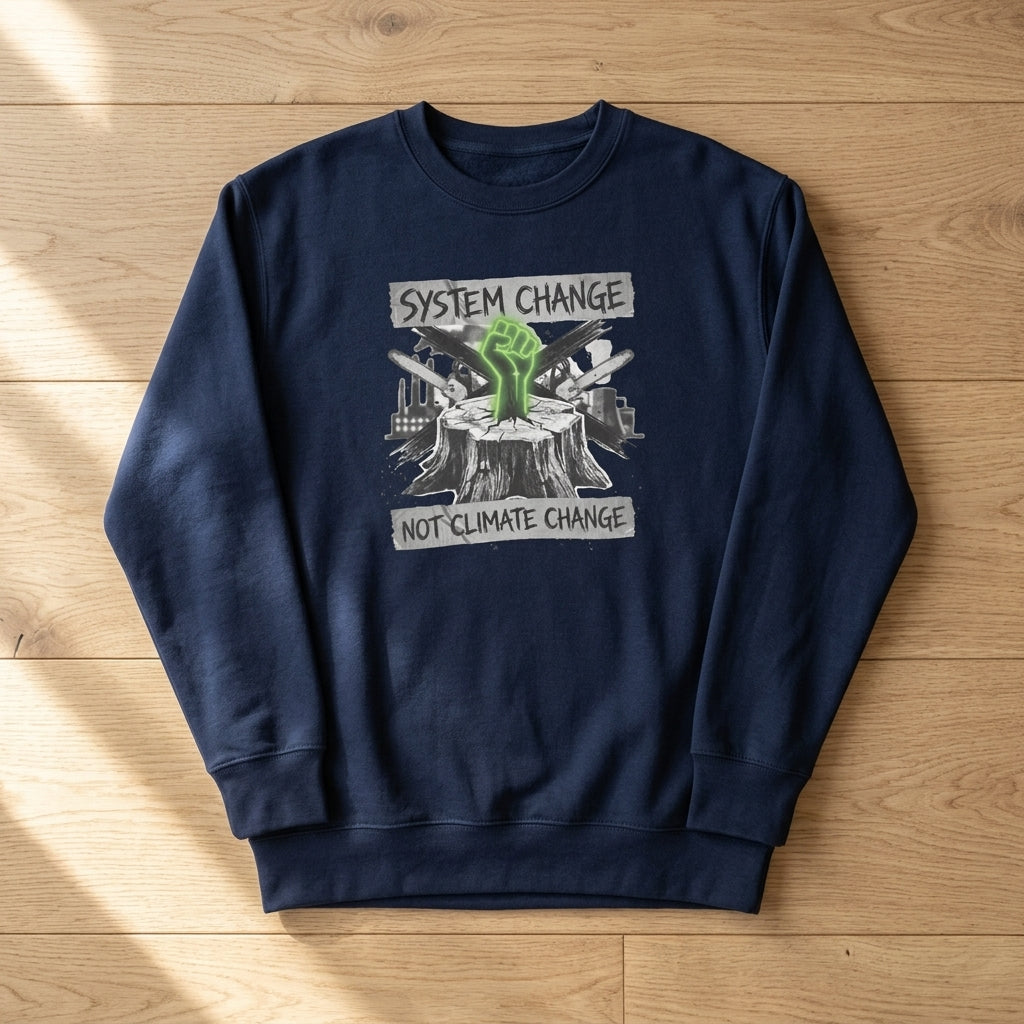 System Change Not Climate Change Unisex Premium Sweatshirt