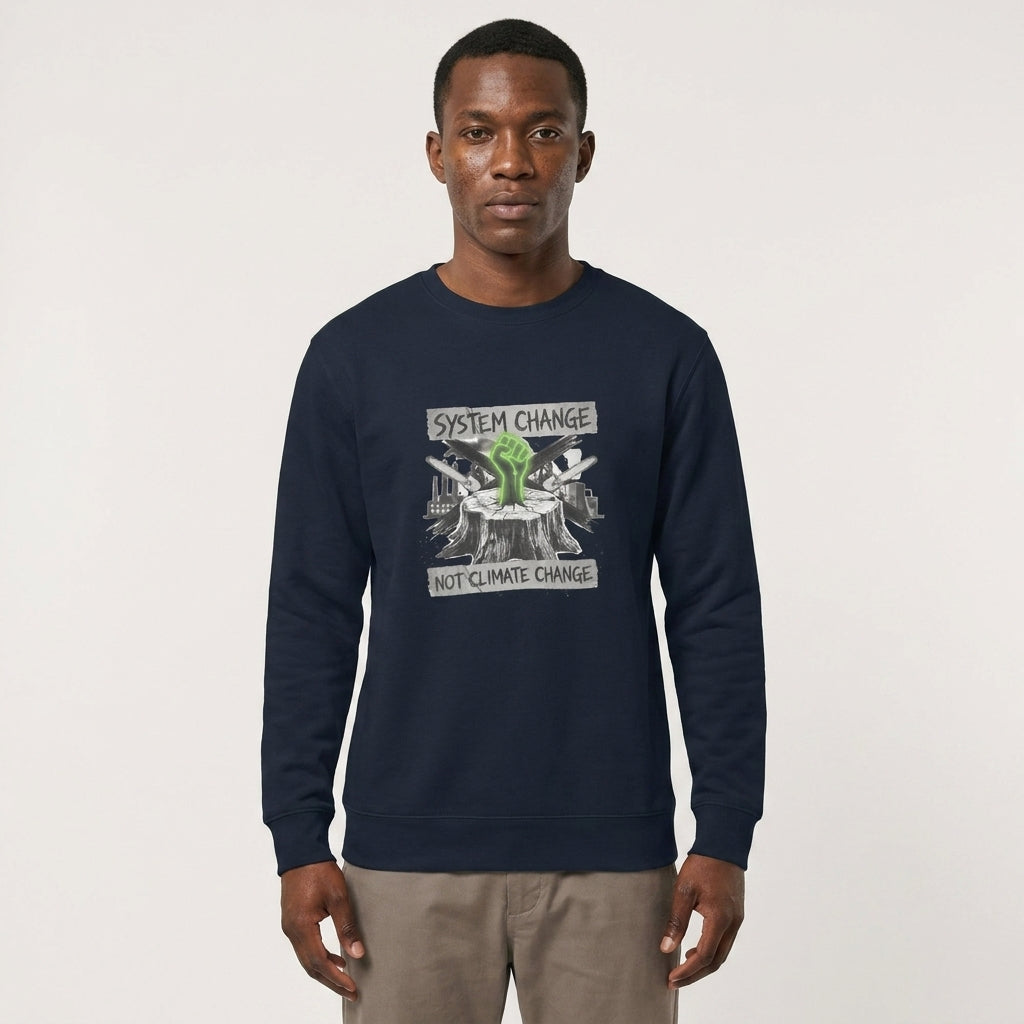 System Change Not Climate Change Unisex Premium Sweatshirt