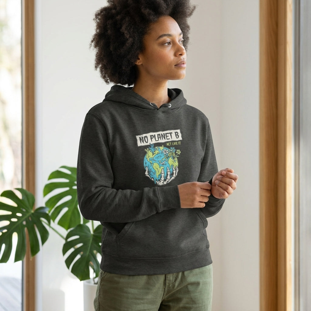 Save Earth Unisex Organic Mid-Weight Hoodie
