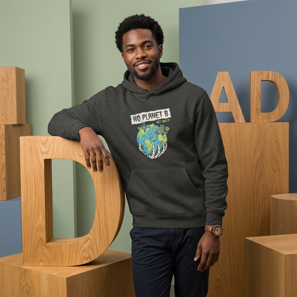Save Earth Unisex Organic Mid-Weight Hoodie