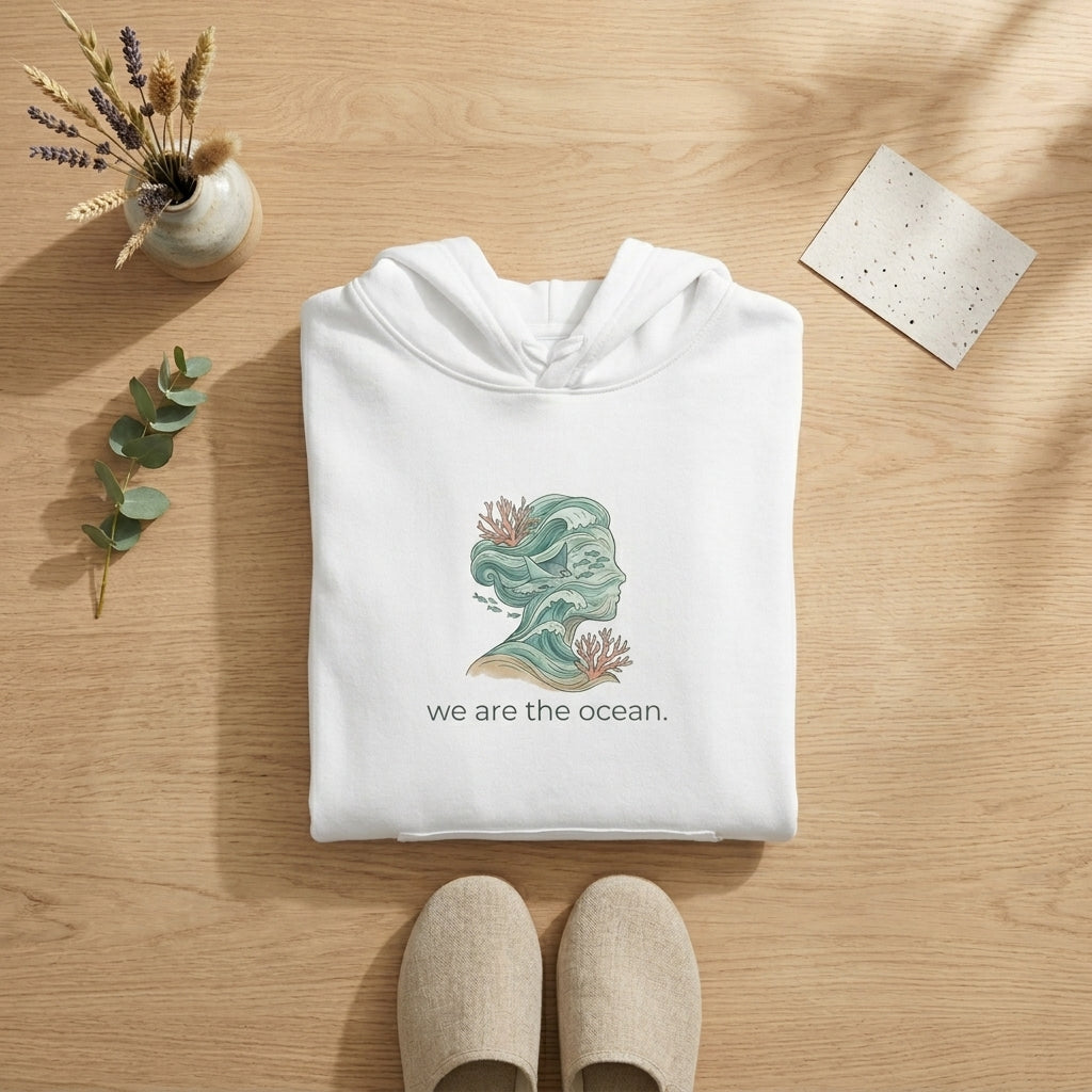 We Are The Ocean Unisex Organic Mid-Weight Hoodie