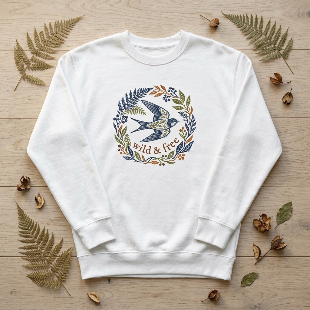 Wild and Free Unisex Premium Sweatshirt