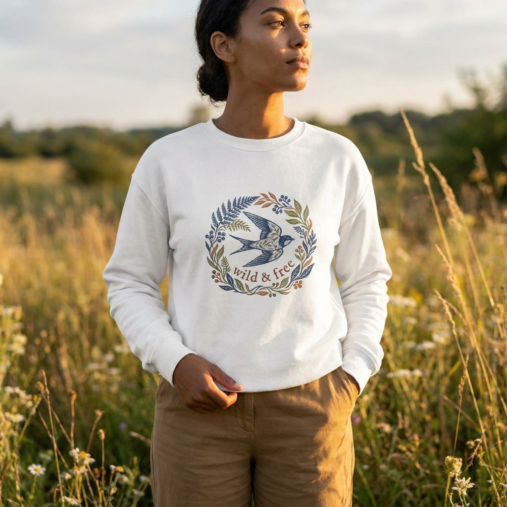 Wild and Free Unisex Premium Sweatshirt