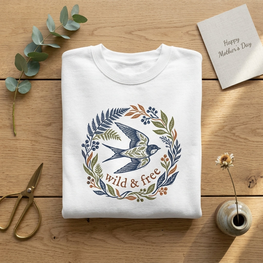 Wild and Free Unisex Premium Sweatshirt