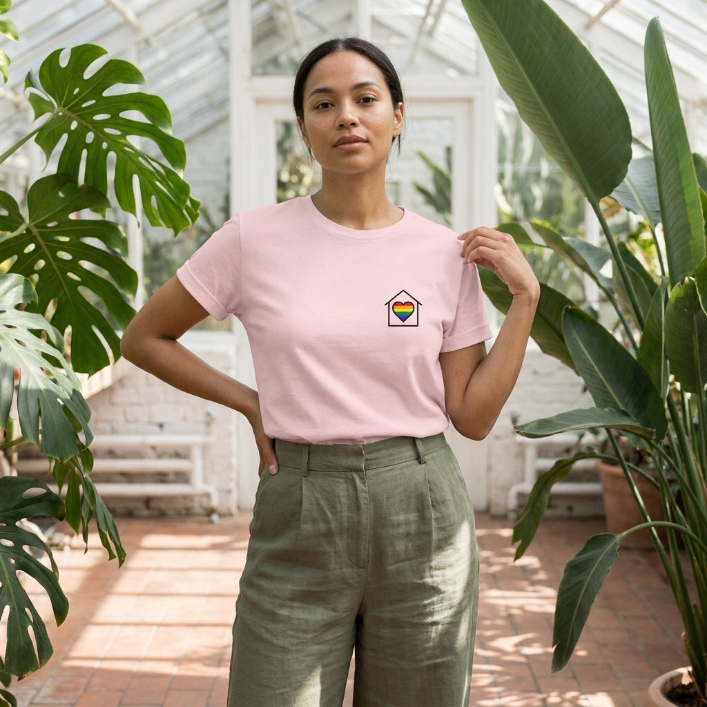 Pride Home Is Where The Heart Is Organic T-Shirt