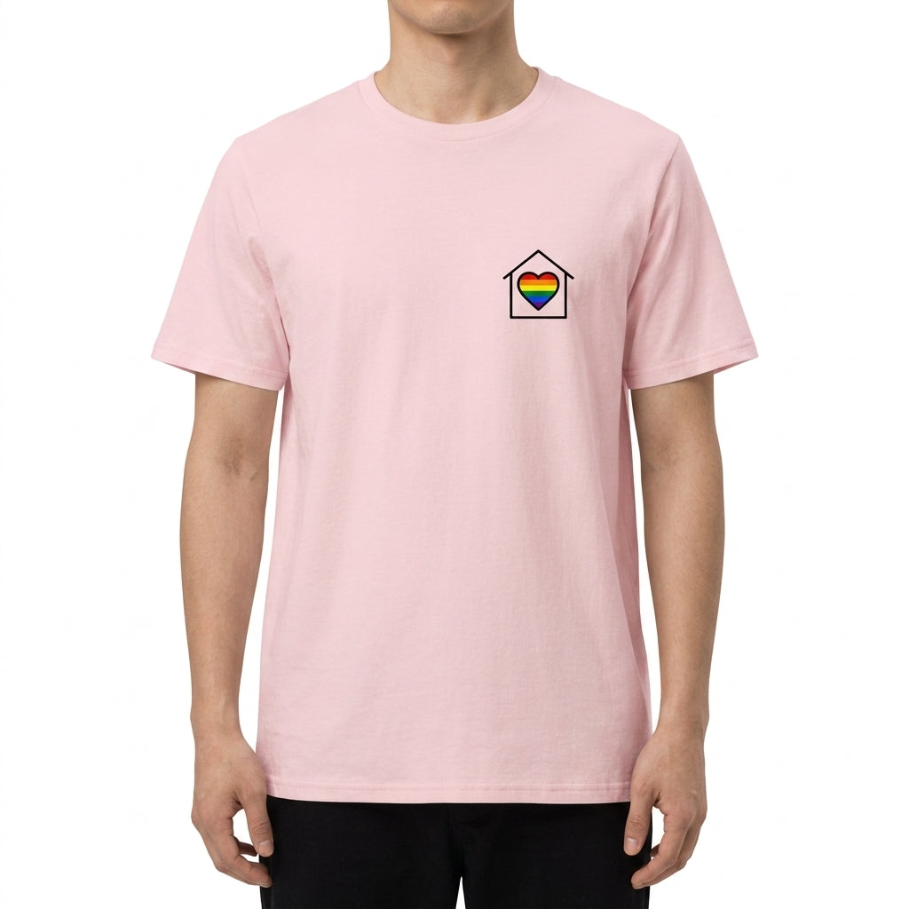 Pride Home Is Where The Heart Is Organic T-Shirt