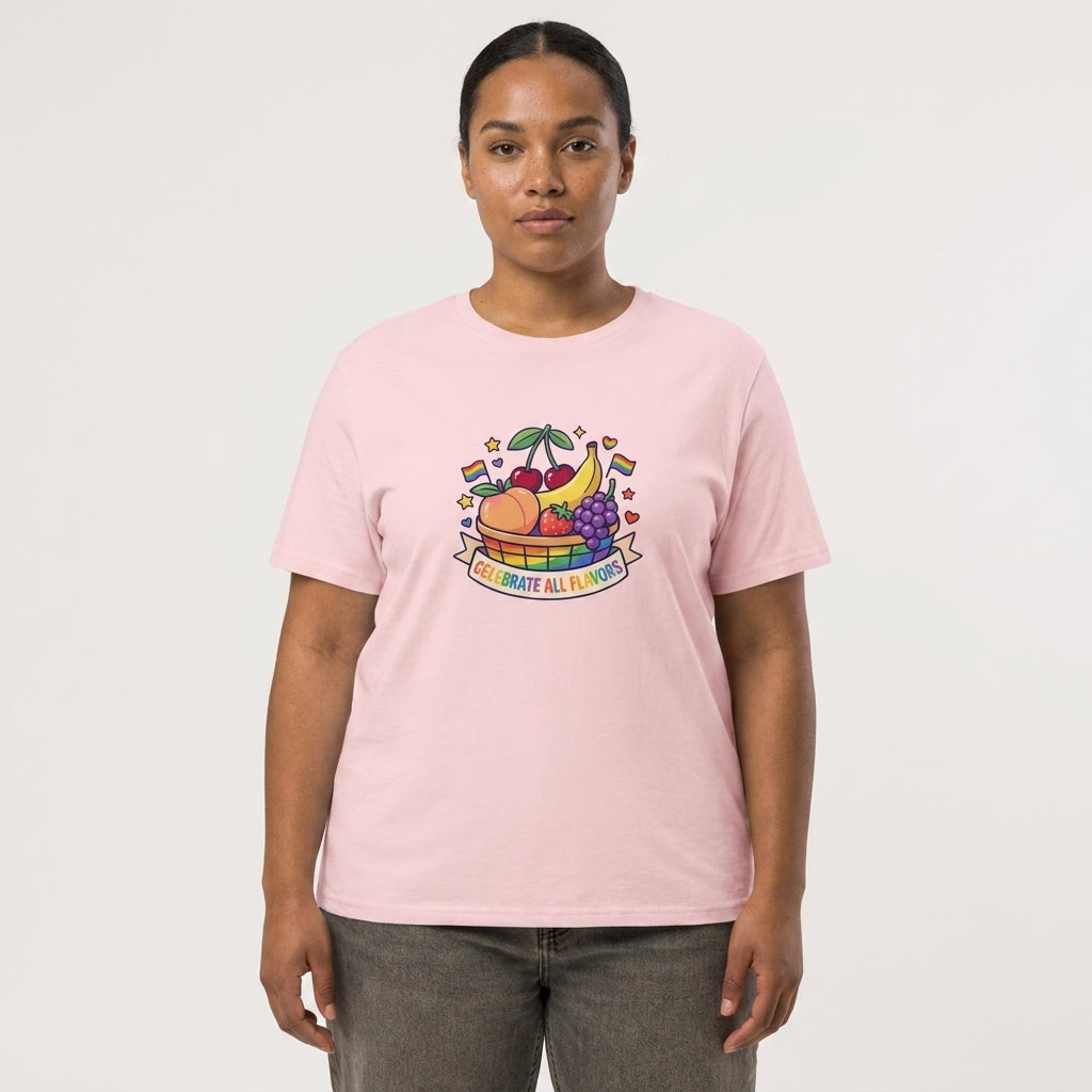 Pride Celebrate All Flavors Organic Graphic T-Shirt