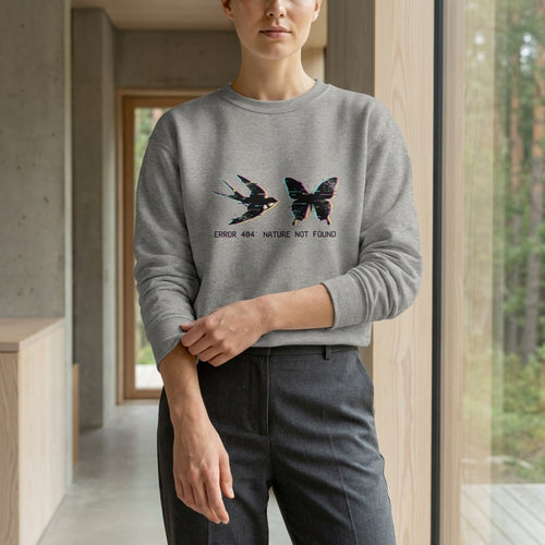 Error 404 Nature Not Found Unisex Premium Sweatshirt