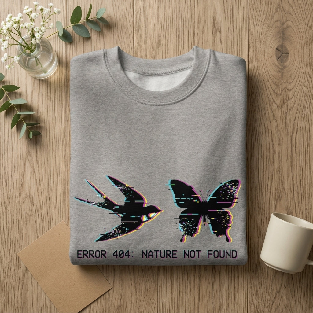 Error 404 Nature Not Found Unisex Premium Sweatshirt