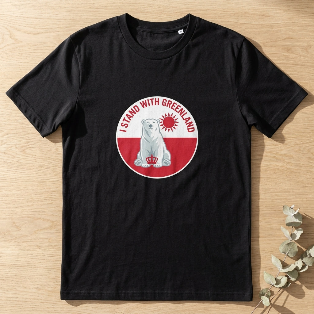 I Stand With Greenland Unisex Organic Cotton T-shirt