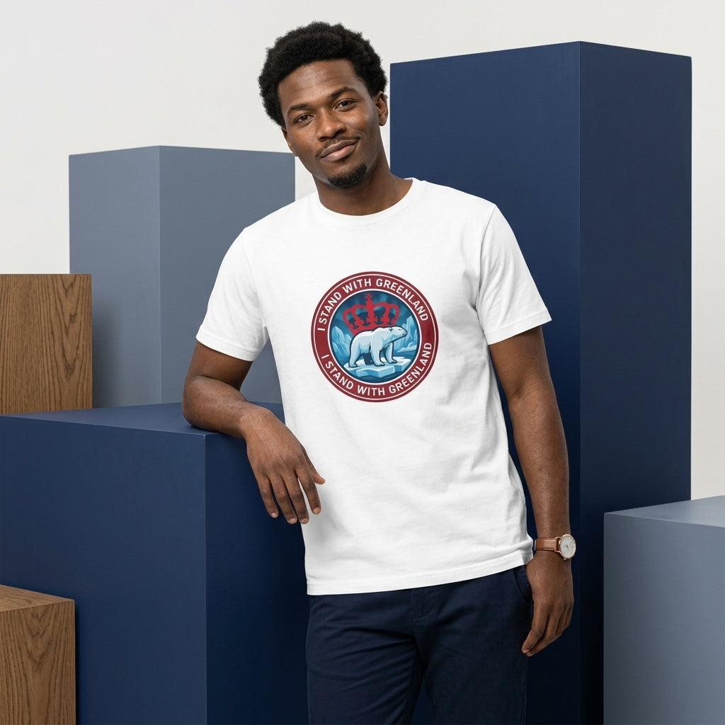 I Stand With Greenland Unisex Organic Cotton T-shirt