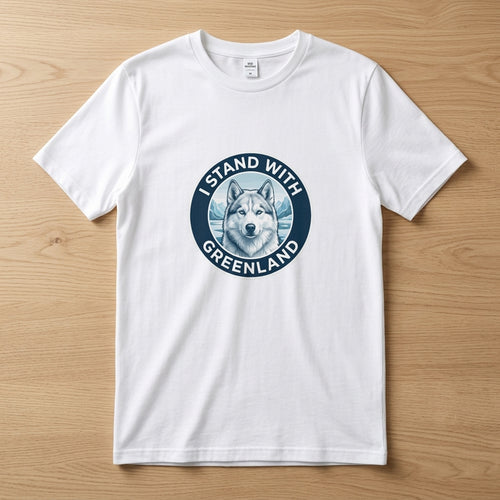 I Stand With Greenland Unisex Organic Cotton T-shirt