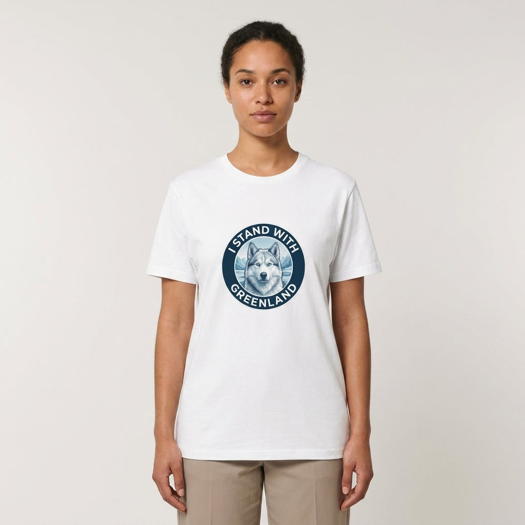 I Stand With Greenland Unisex Organic Cotton T-shirt