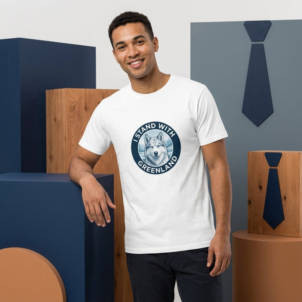 I Stand With Greenland Unisex Organic Cotton T-shirt