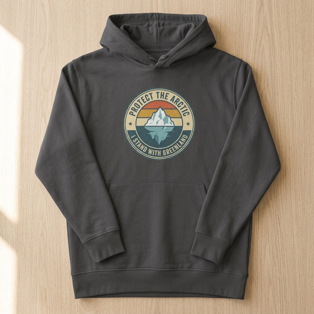 Protect The Arctic Unisex Organic Mid-weight Hoodie