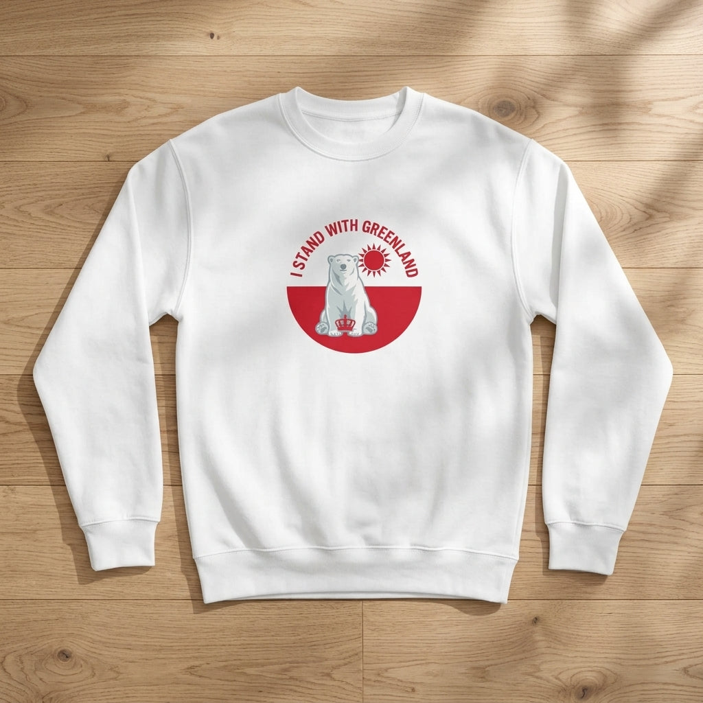 I Stand With Greenland Unisex Premium Sweatshirt
