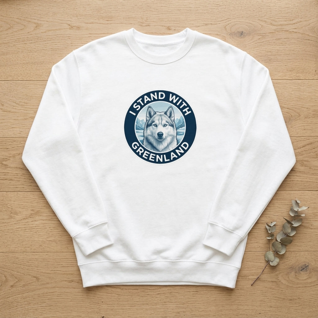 I Stand With Greenland Unisex Premium Sweatshirt