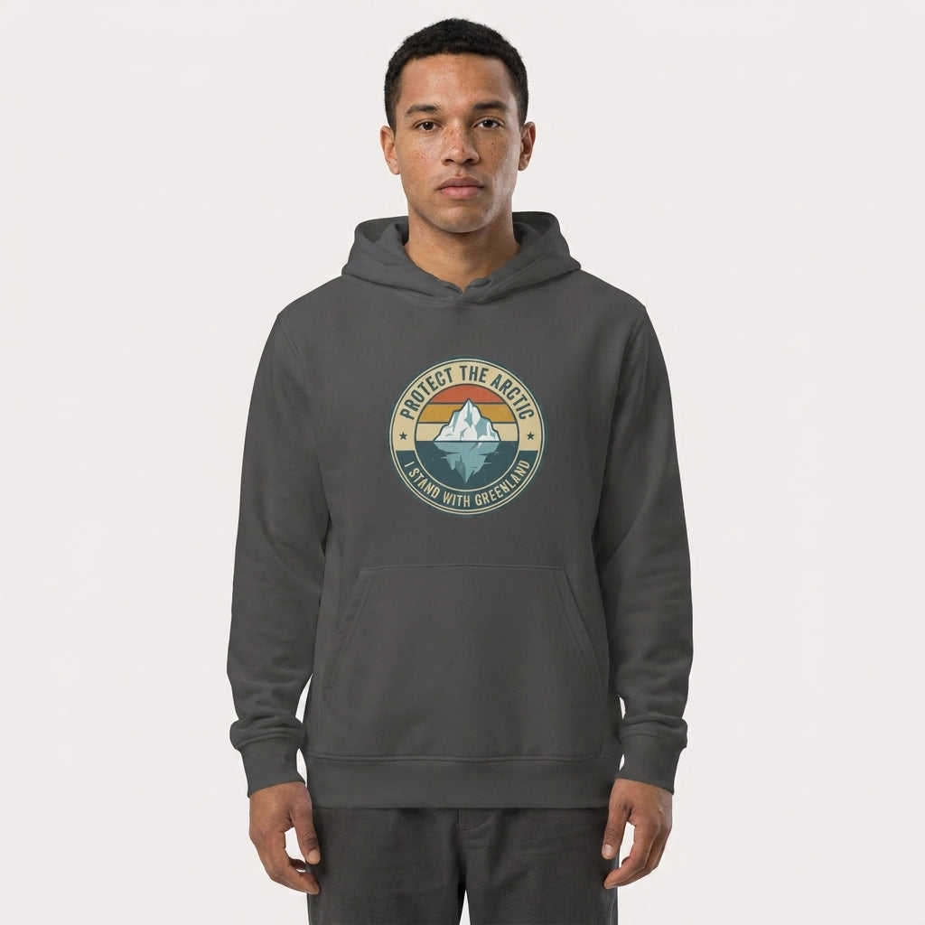 Protect The Arctic Unisex Organic Mid-weight Hoodie