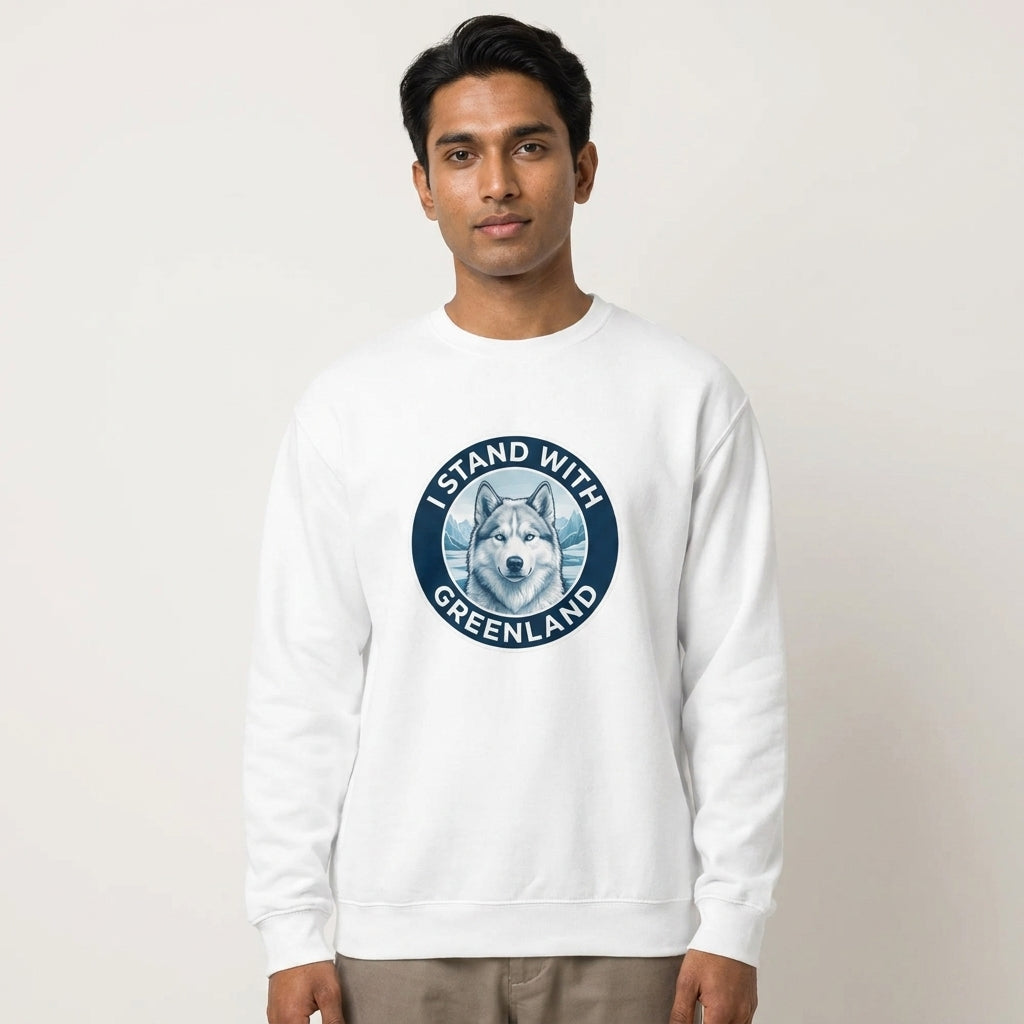 I Stand With Greenland Unisex Premium Sweatshirt
