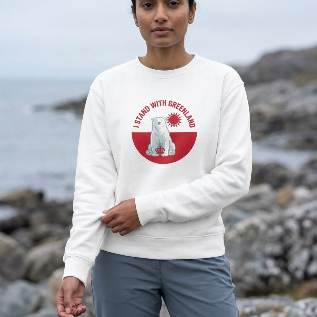 I Stand With Greenland Unisex Premium Sweatshirt
