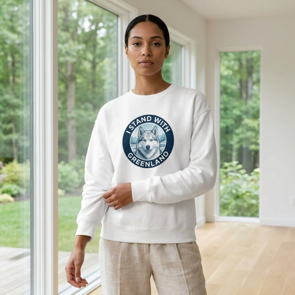 I Stand With Greenland Unisex Premium Sweatshirt