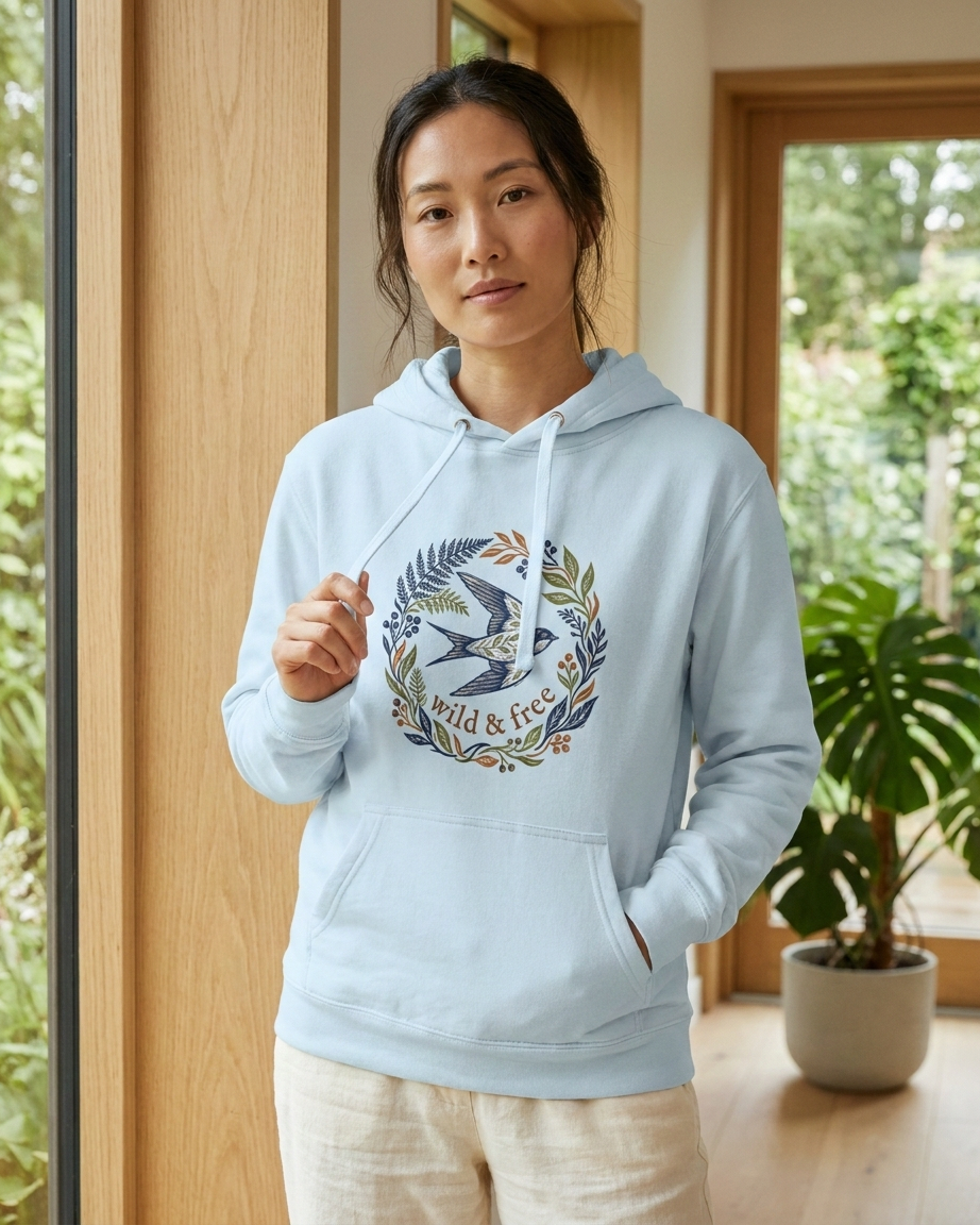 Wild and Free Premium Cotton Unisex Hoodie