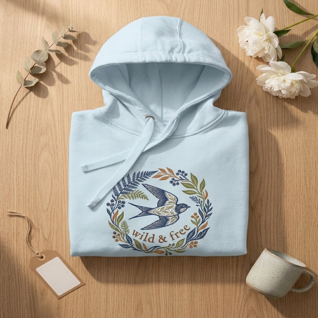 Wild and Free Premium Cotton Unisex Hoodie