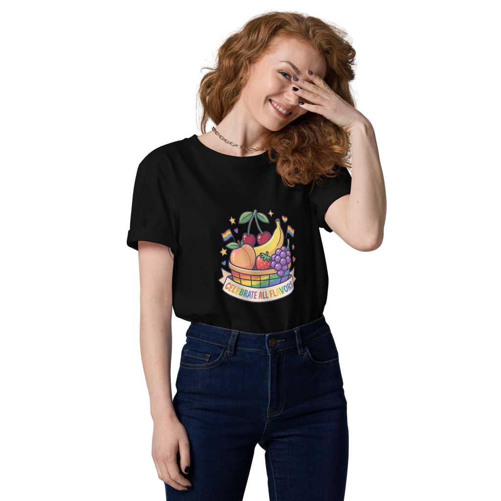 Pride Celebrate All Flavors Organic Graphic T-Shirt