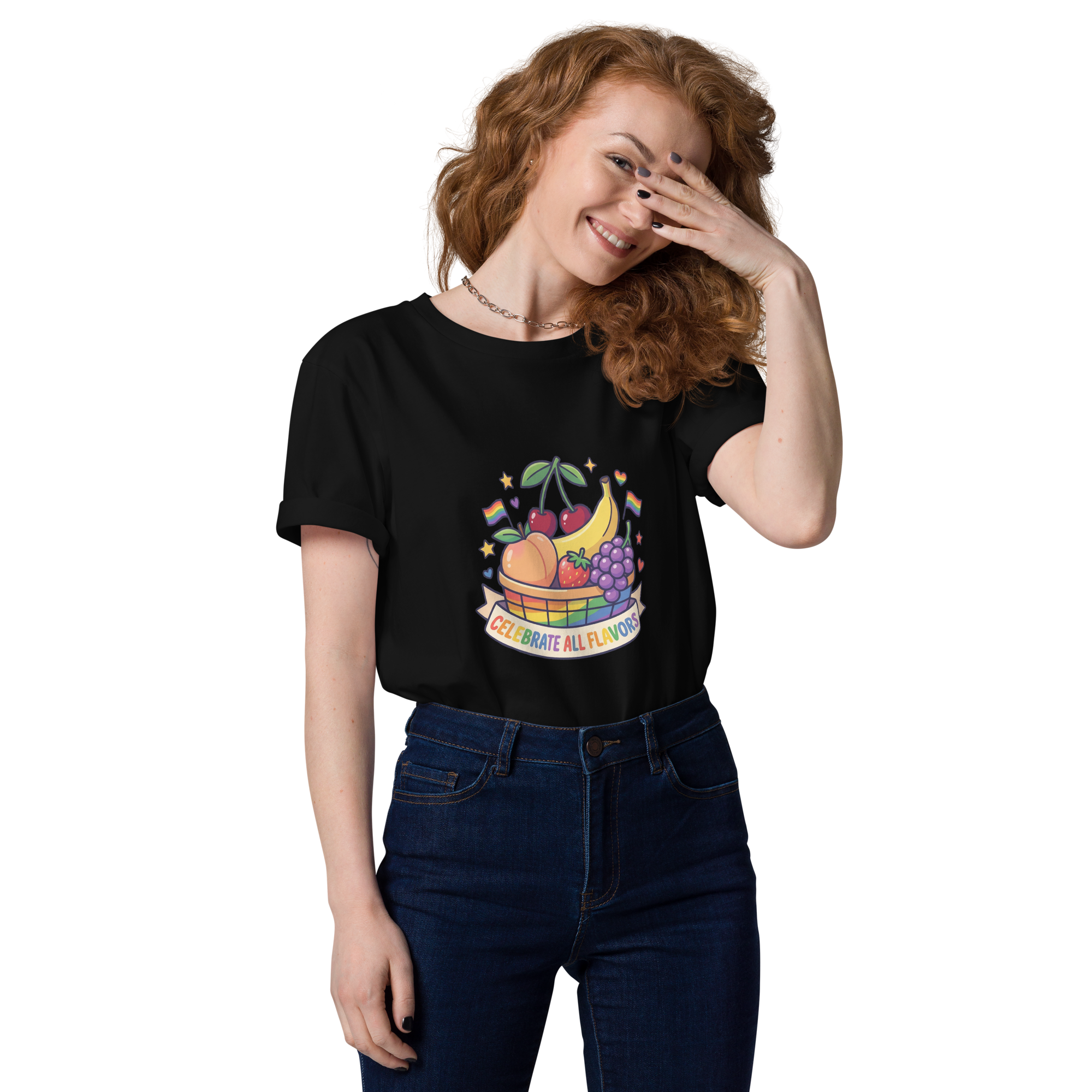 Pride Celebrate All Flavors Organic Graphic T-Shirt
