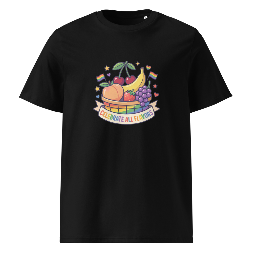 Pride Celebrate All Flavors Organic Graphic T-Shirt