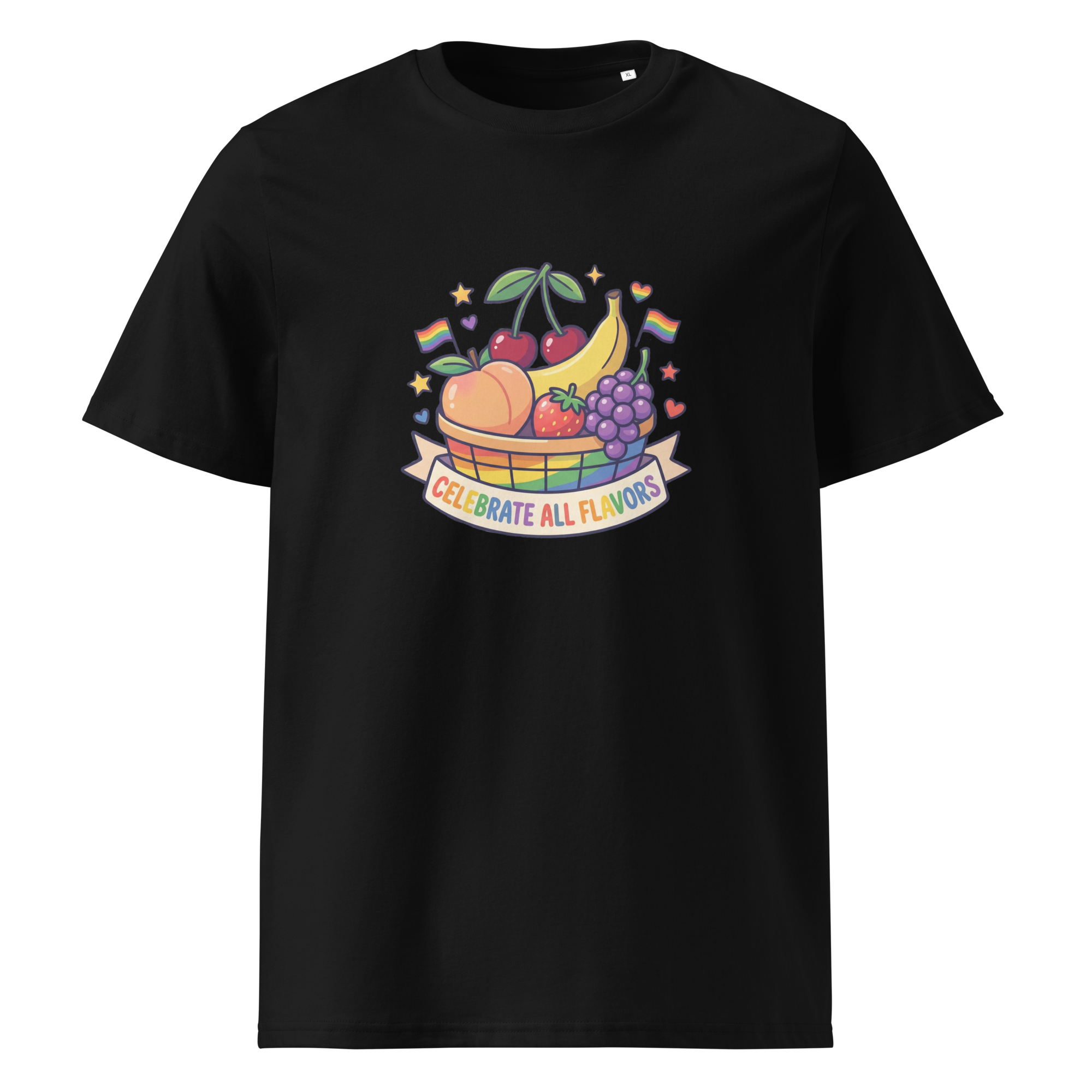 Pride Celebrate All Flavors Organic Graphic T-Shirt