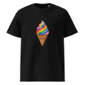 Pride Vibrant Rainbow Soft Serve Organic T-Shirt