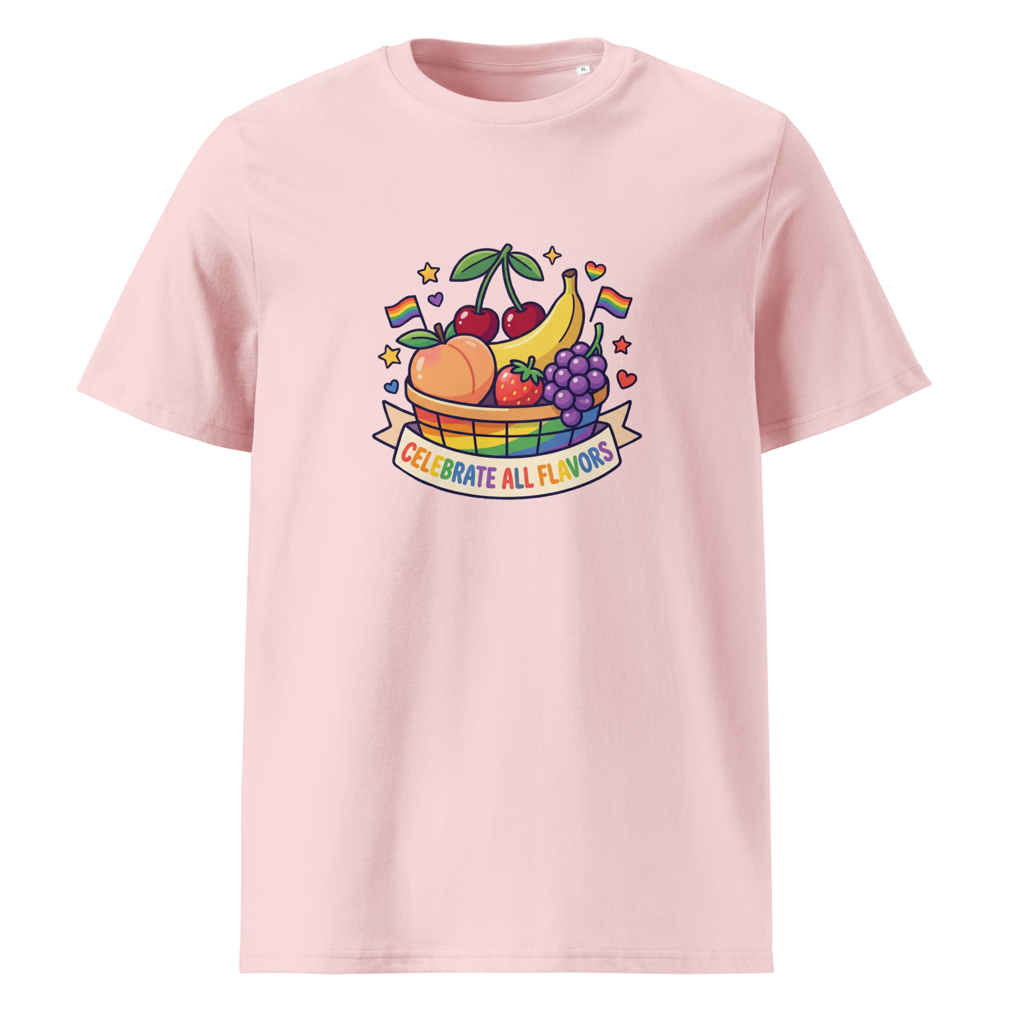 Pride Celebrate All Flavors Organic Graphic T-Shirt
