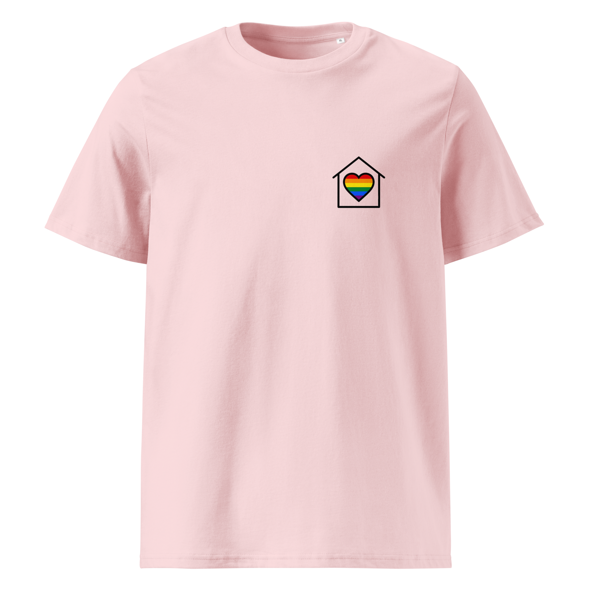Pride Home Is Where The Heart Is Organic T-Shirt