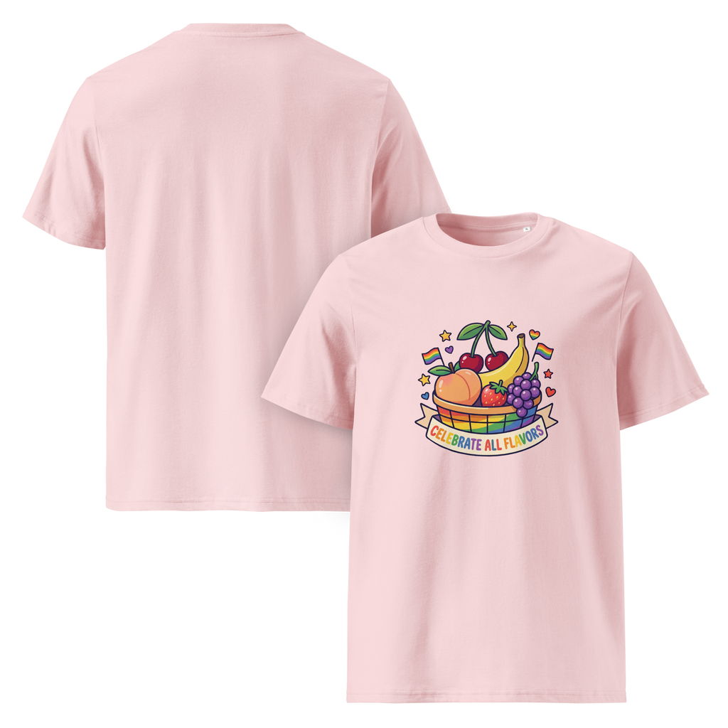 Pride Celebrate All Flavors Organic Graphic T-Shirt