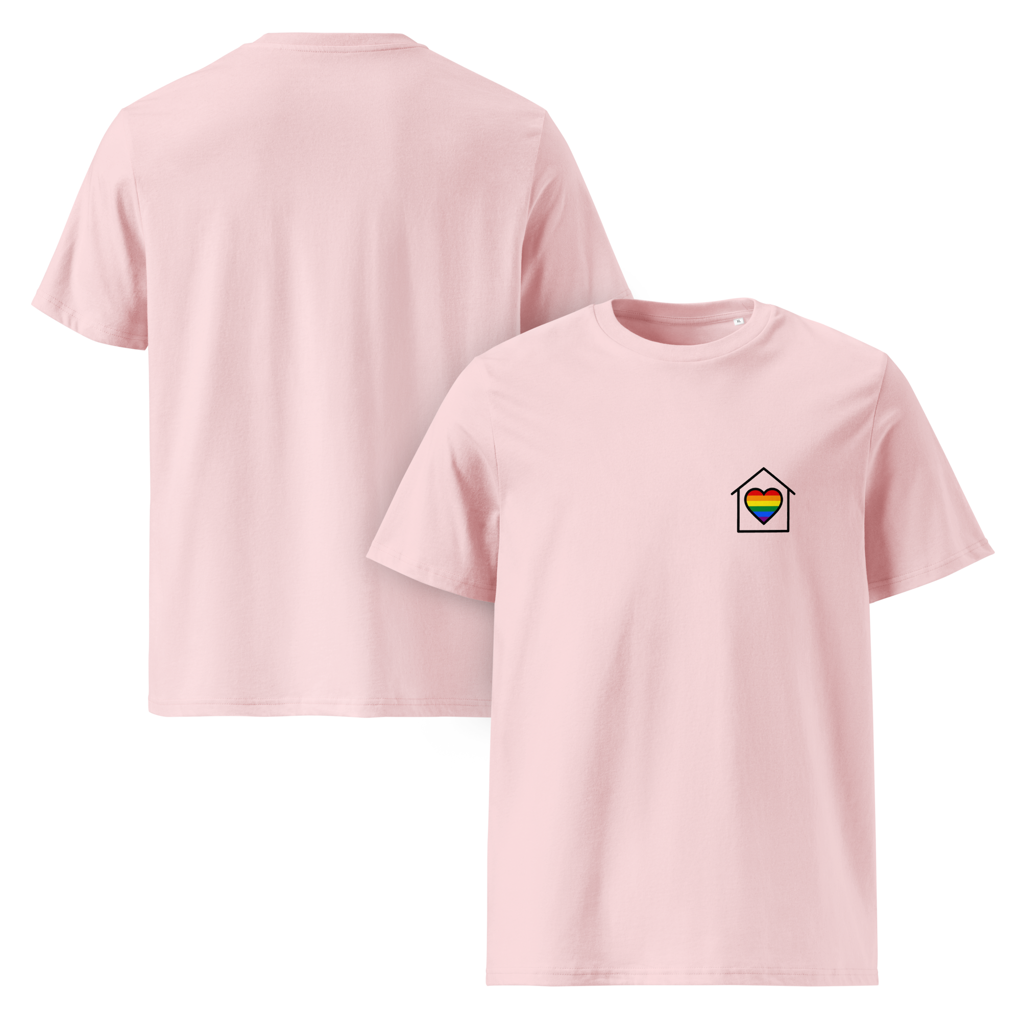 Pride Home Is Where The Heart Is Organic T-Shirt