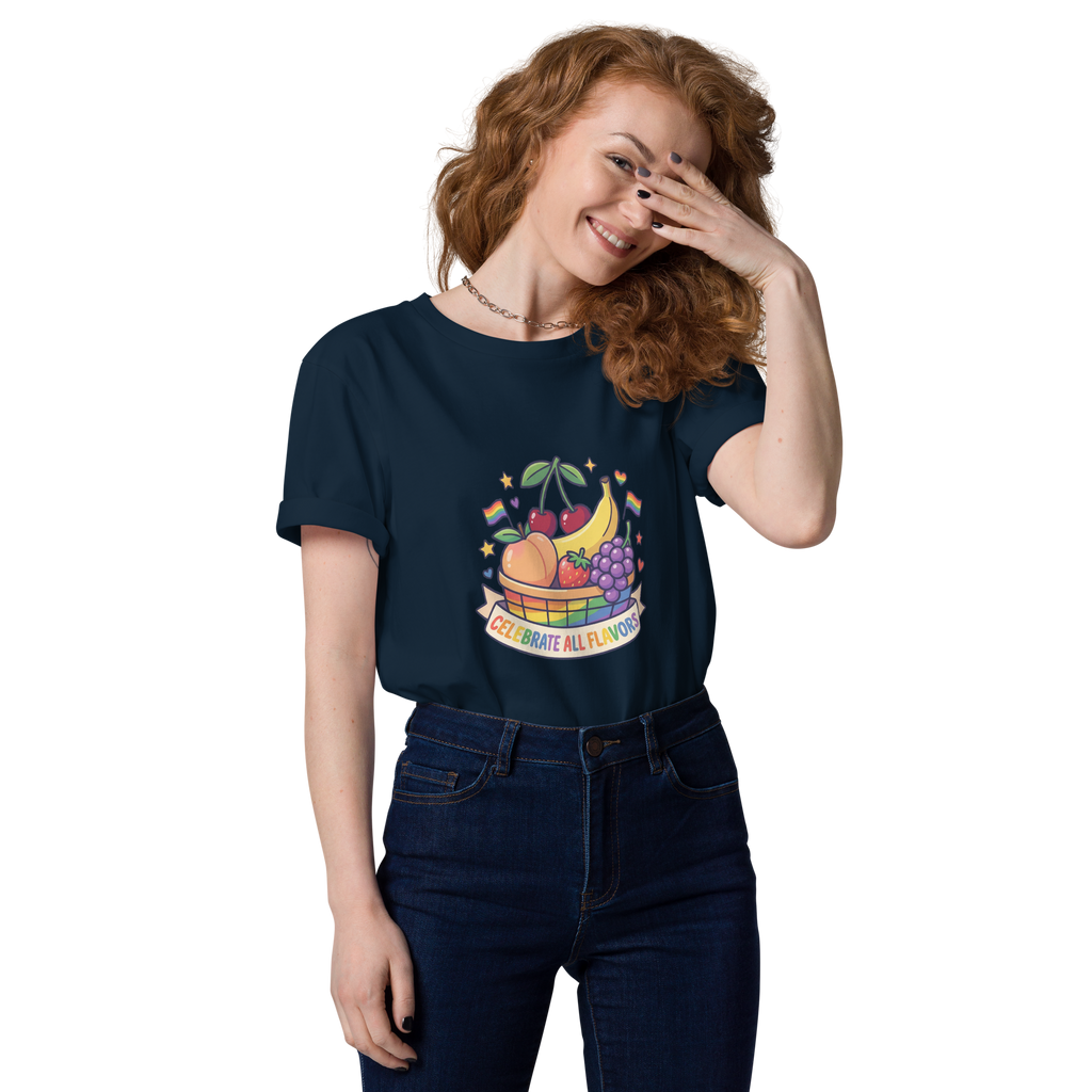 Pride Celebrate All Flavors Organic Graphic T-Shirt