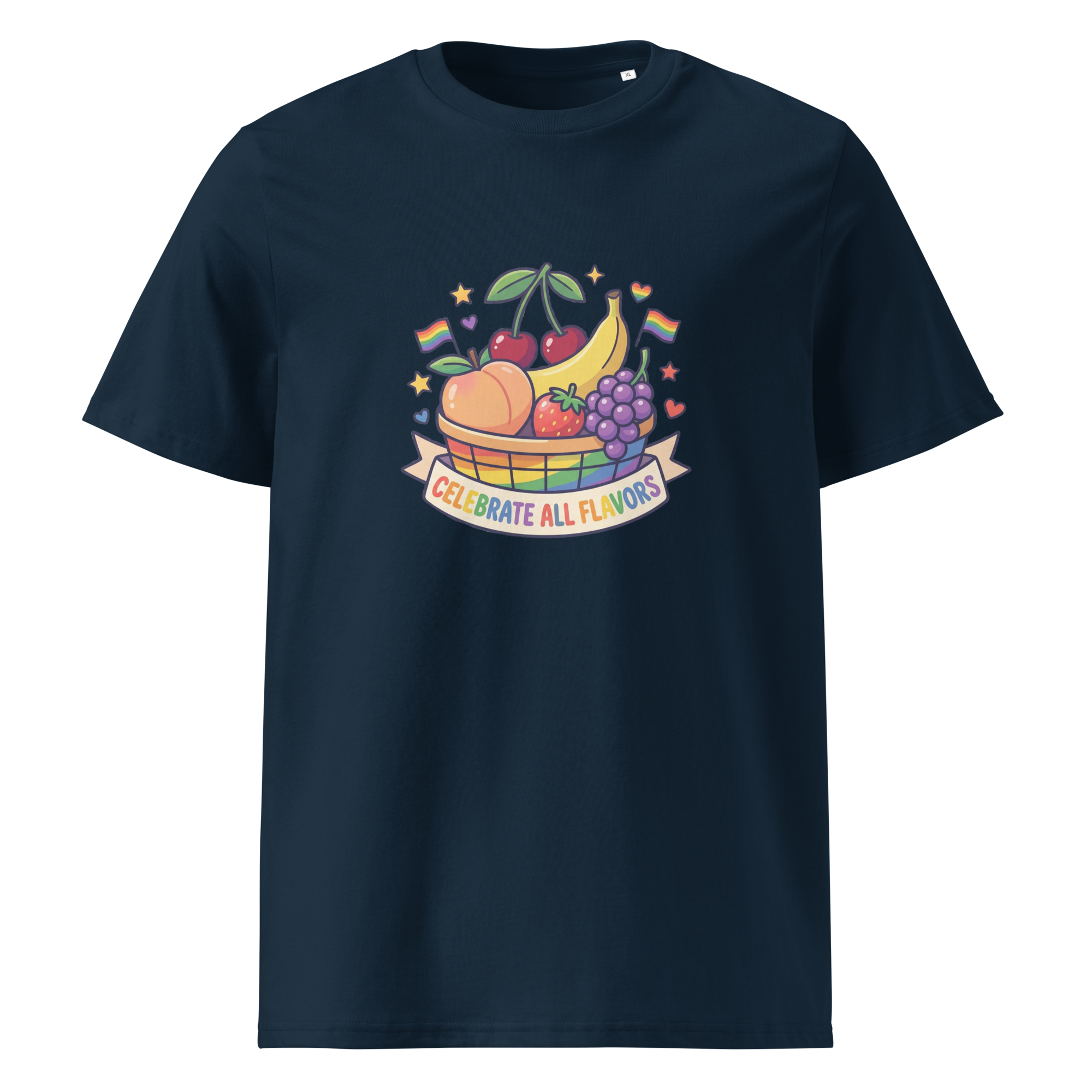 Pride Celebrate All Flavors Organic Graphic T-Shirt