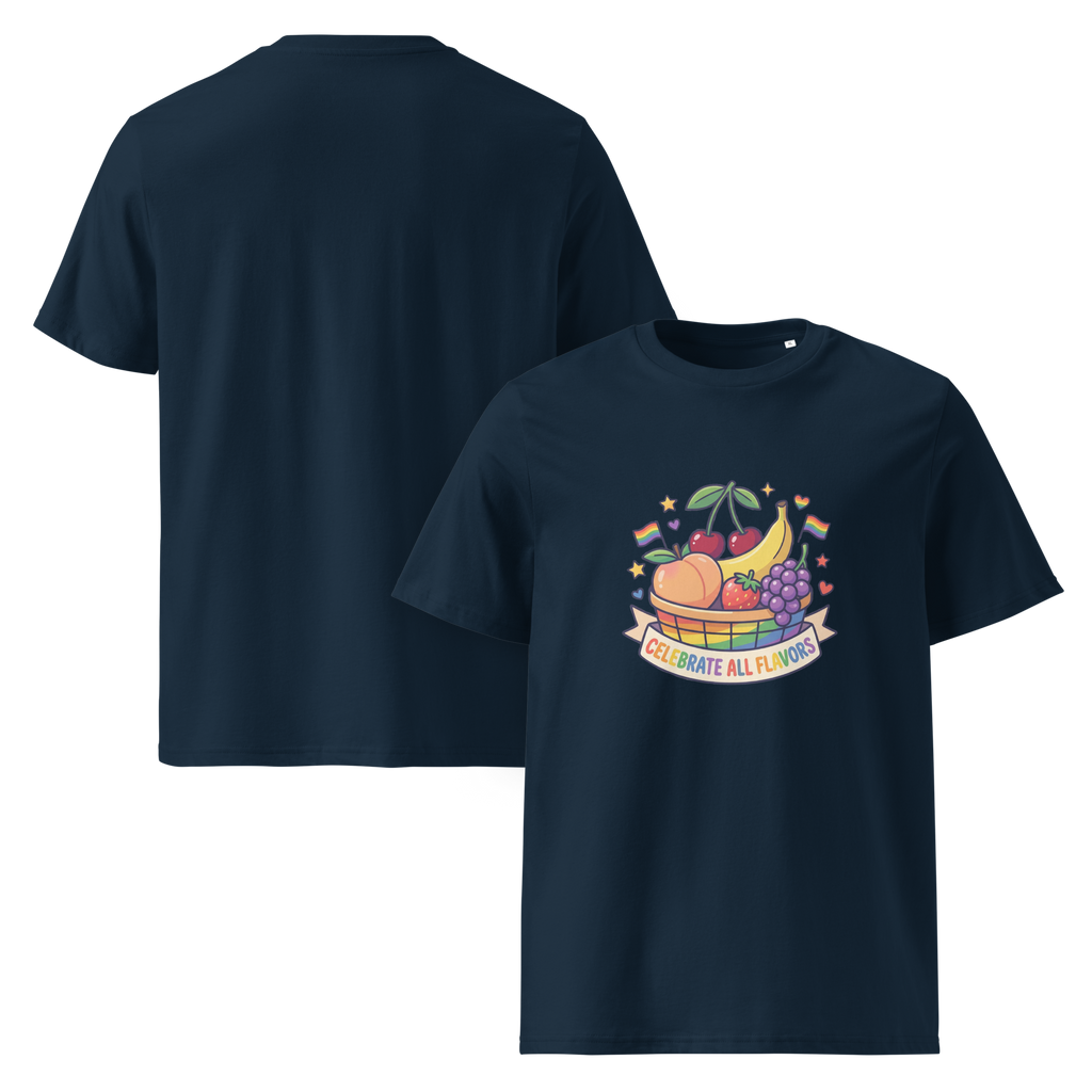 Pride Celebrate All Flavors Organic Graphic T-Shirt