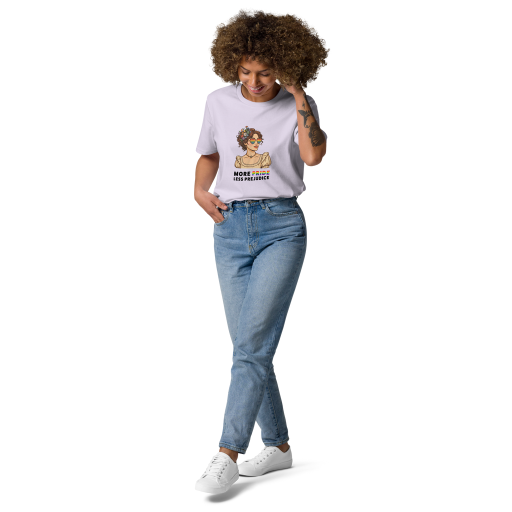 More Pride Less Prejudice Organic Graphic T-Shirt