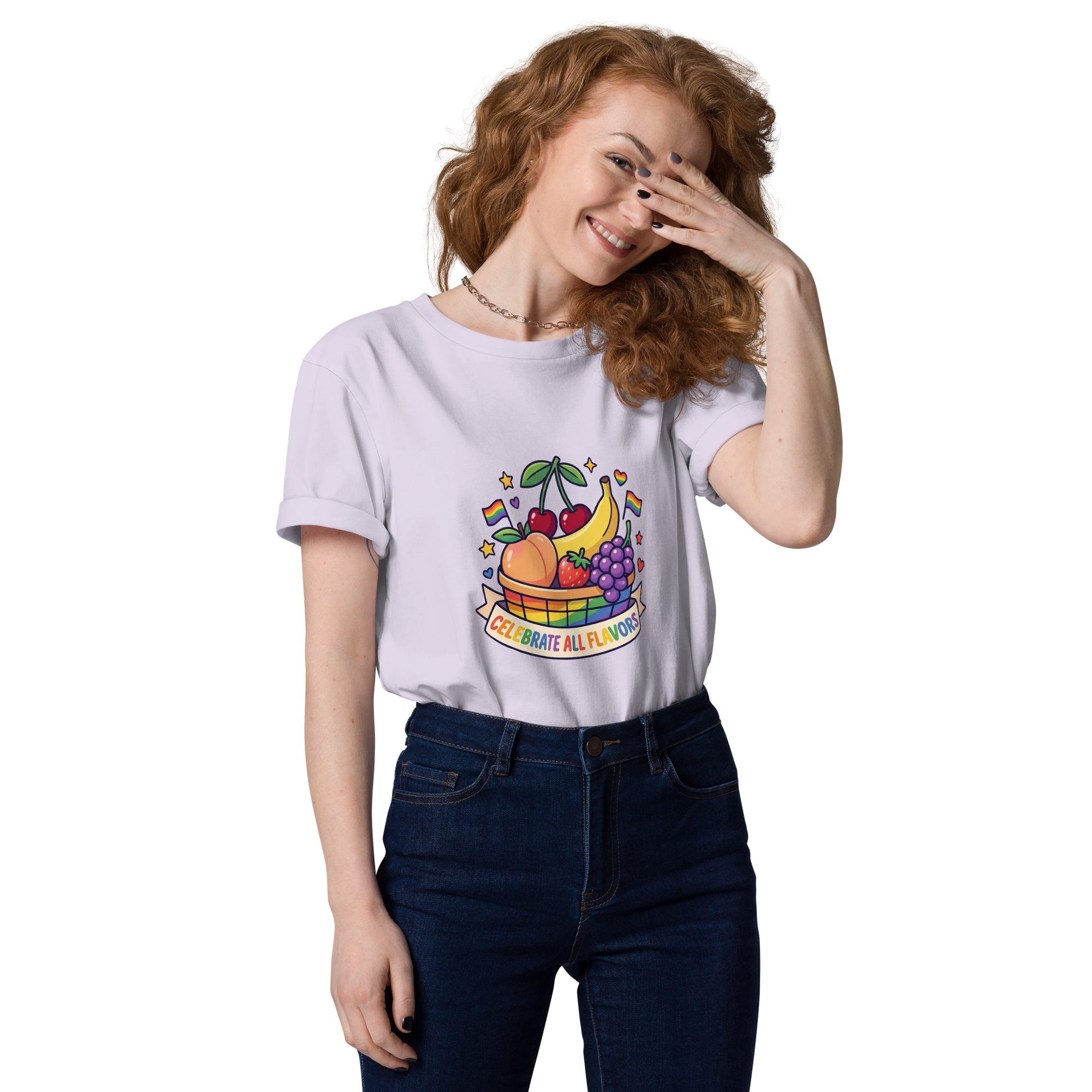 Pride Celebrate All Flavors Organic Graphic T-Shirt