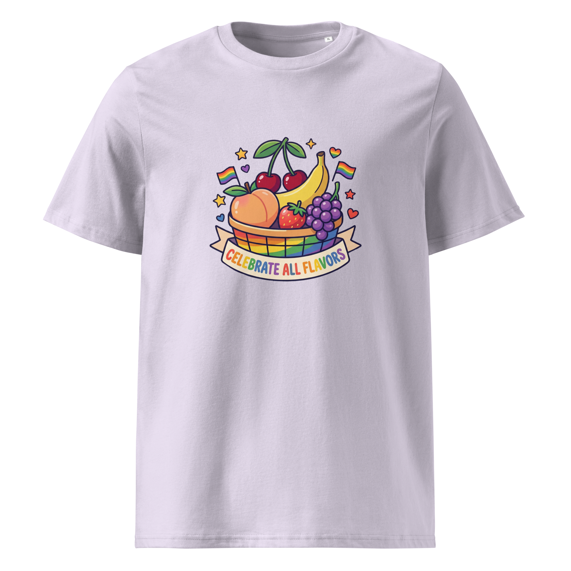 Pride Celebrate All Flavors Organic Graphic T-Shirt