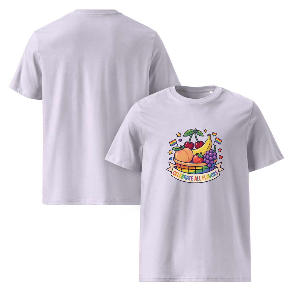 Pride Celebrate All Flavors Organic Graphic T-Shirt