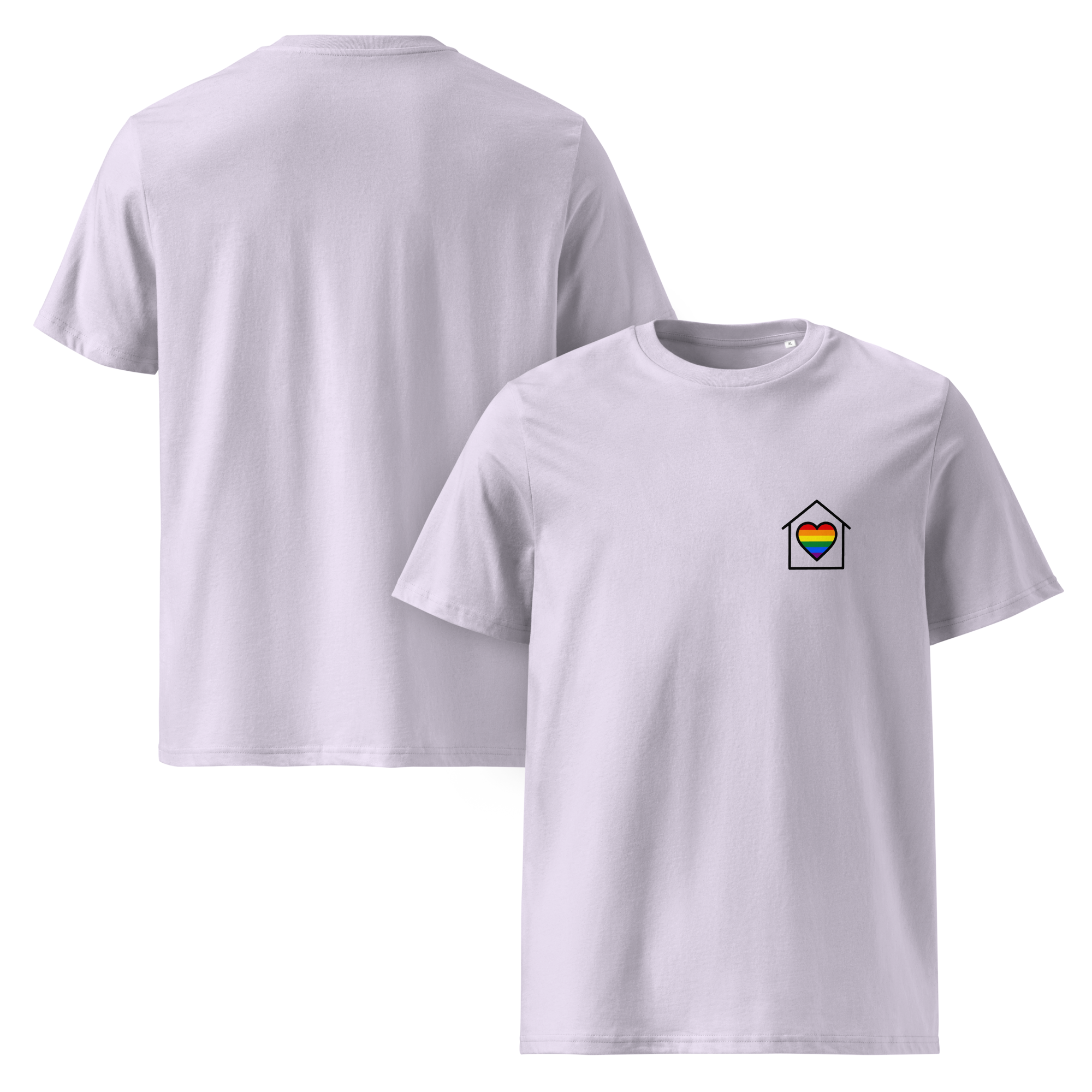 Pride Home Is Where The Heart Is Organic T-Shirt