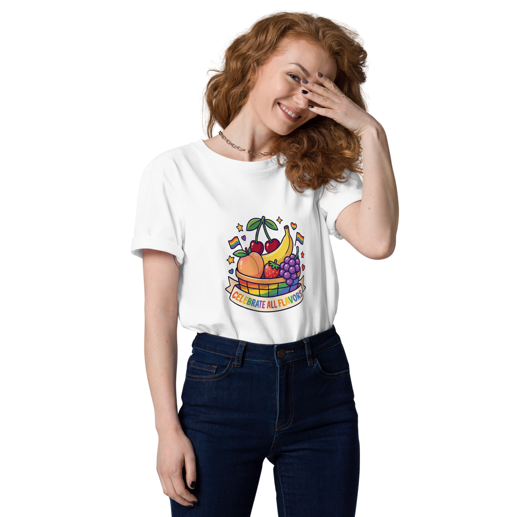 Pride Celebrate All Flavors Organic Graphic T-Shirt