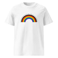 Pride Love Wins Progress Rainbow Arch Organic T-Shirt