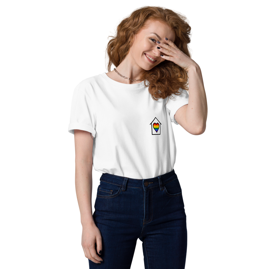 Pride Home Is Where The Heart Is Organic T-Shirt