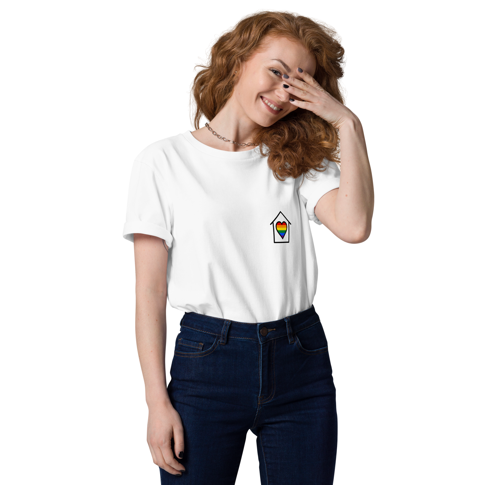 Pride Home Is Where The Heart Is Organic T-Shirt