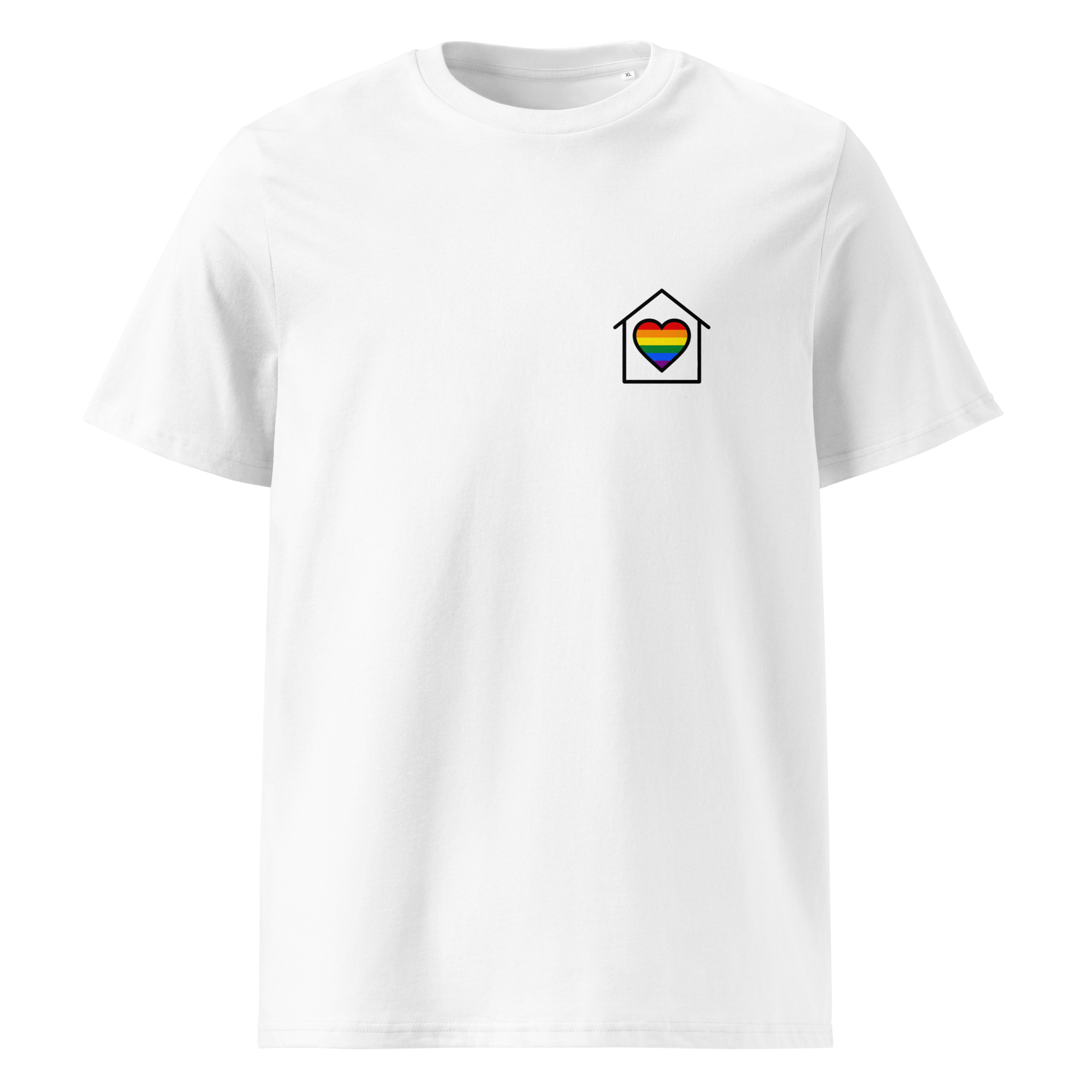 Pride Home Is Where The Heart Is Organic T-Shirt
